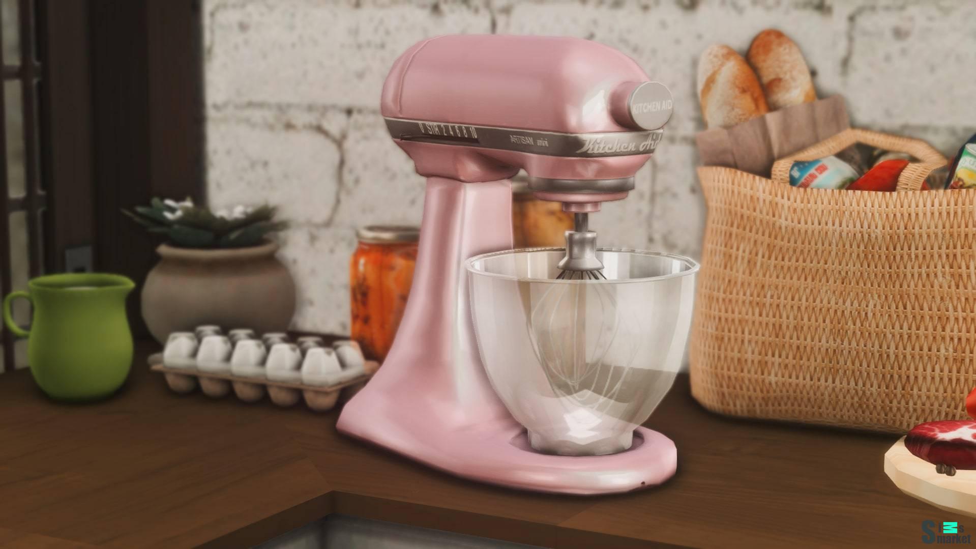 Декоративный миксер "Stand Mixer Kitchen Aid" для Симс 4 для Симс 4. Скачать мод