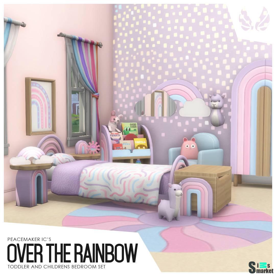 Детская комната "Over the Rainbow" для Симс 4 для Симс 4. Скачать мод