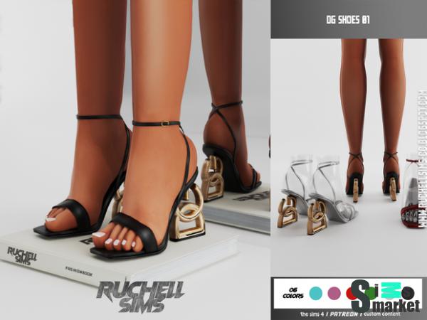 dg shoes 01 - the sims 4 для Симс 4. Скачать мод