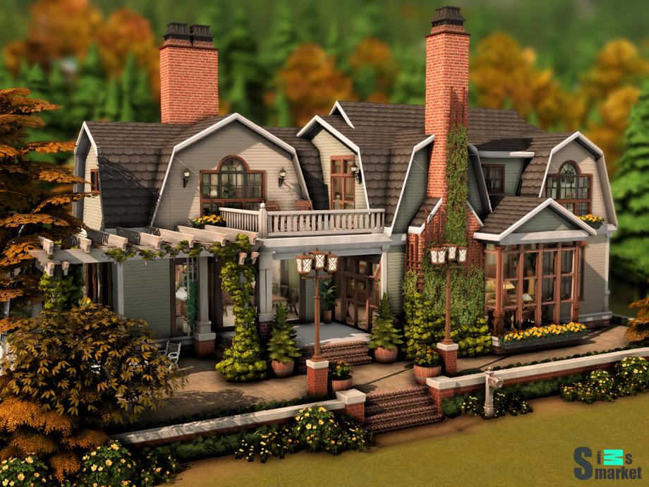 Дом "Autumnal Family House"-для Симс 4 для Симс 4. Скачать мод