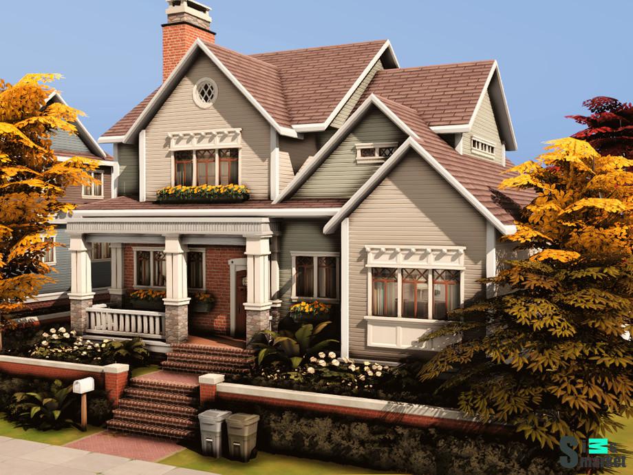 Дом "Cozy Autumnal House"- для Симс 4 для Симс 4. Скачать мод