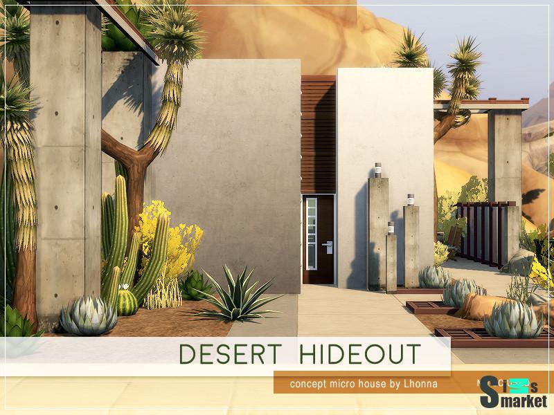 Дом Desert Hideout от Lhonna для Симс 4. Скачать мод