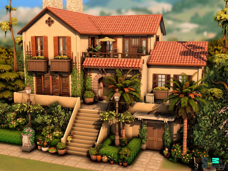 Дом "Mediterranean House"-для Симс 4 для Симс 4. Скачать мод
