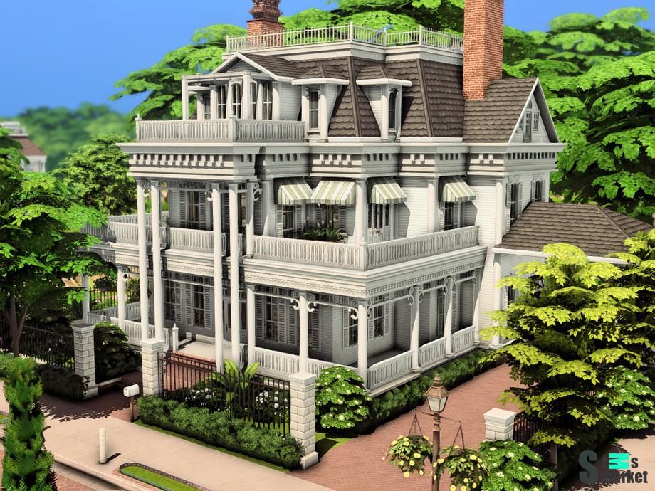 Дом "New Orleans Family House"-для Симс 4 для Симс 4. Скачать мод