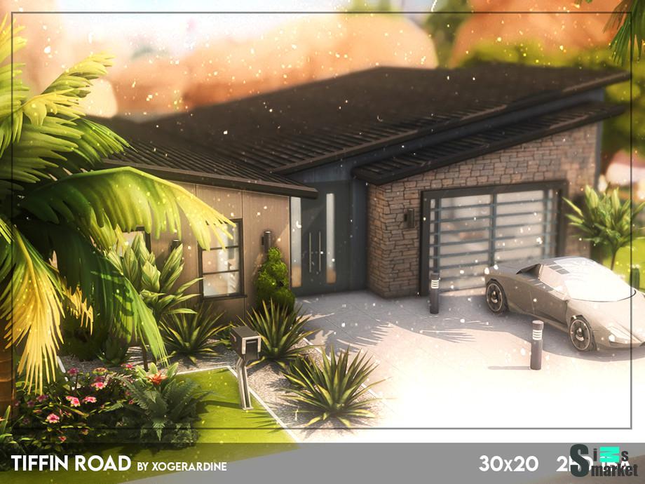 Дом Tiffin Road для Симс 4. Скачать мод