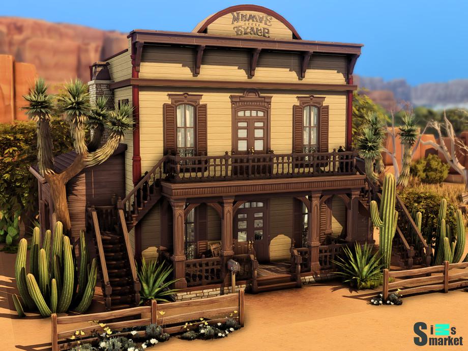 Дом "Western Family House"-для симс 4 для Симс 4. Скачать мод