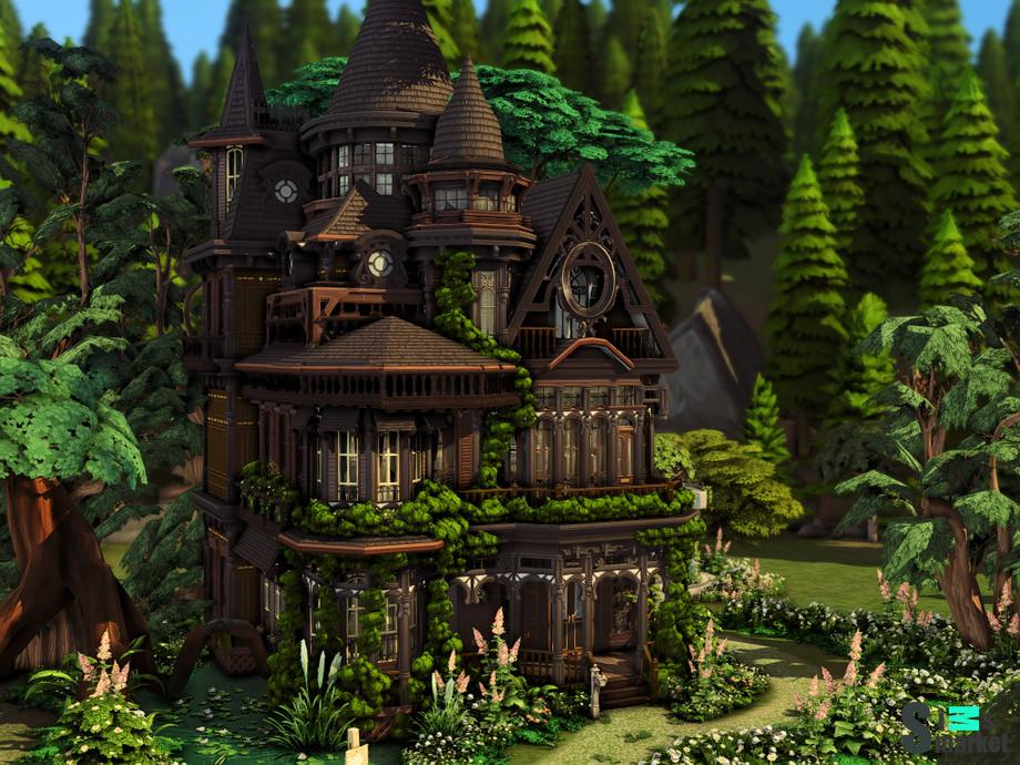 Дом "Witch Victorian House"-Для Симс 4 для Симс 4. Скачать мод