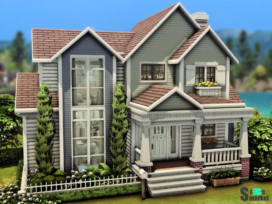 Домик "Small Family House"-для Симс 4 для Симс 4. Скачать мод