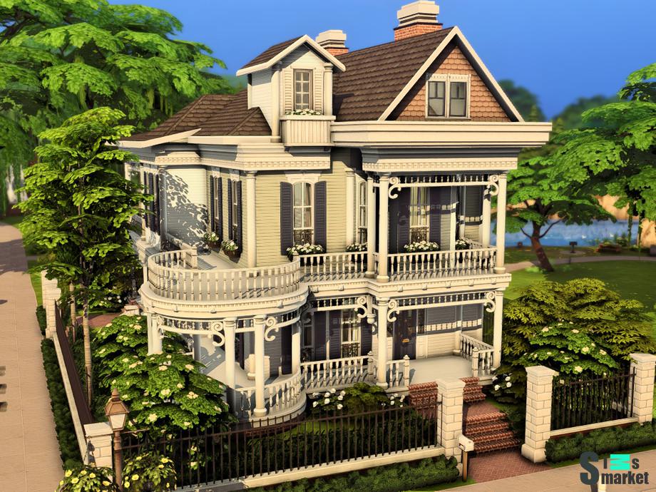 Домишка "New Orleans Family House"-для Симс 4 для Симс 4. Скачать мод