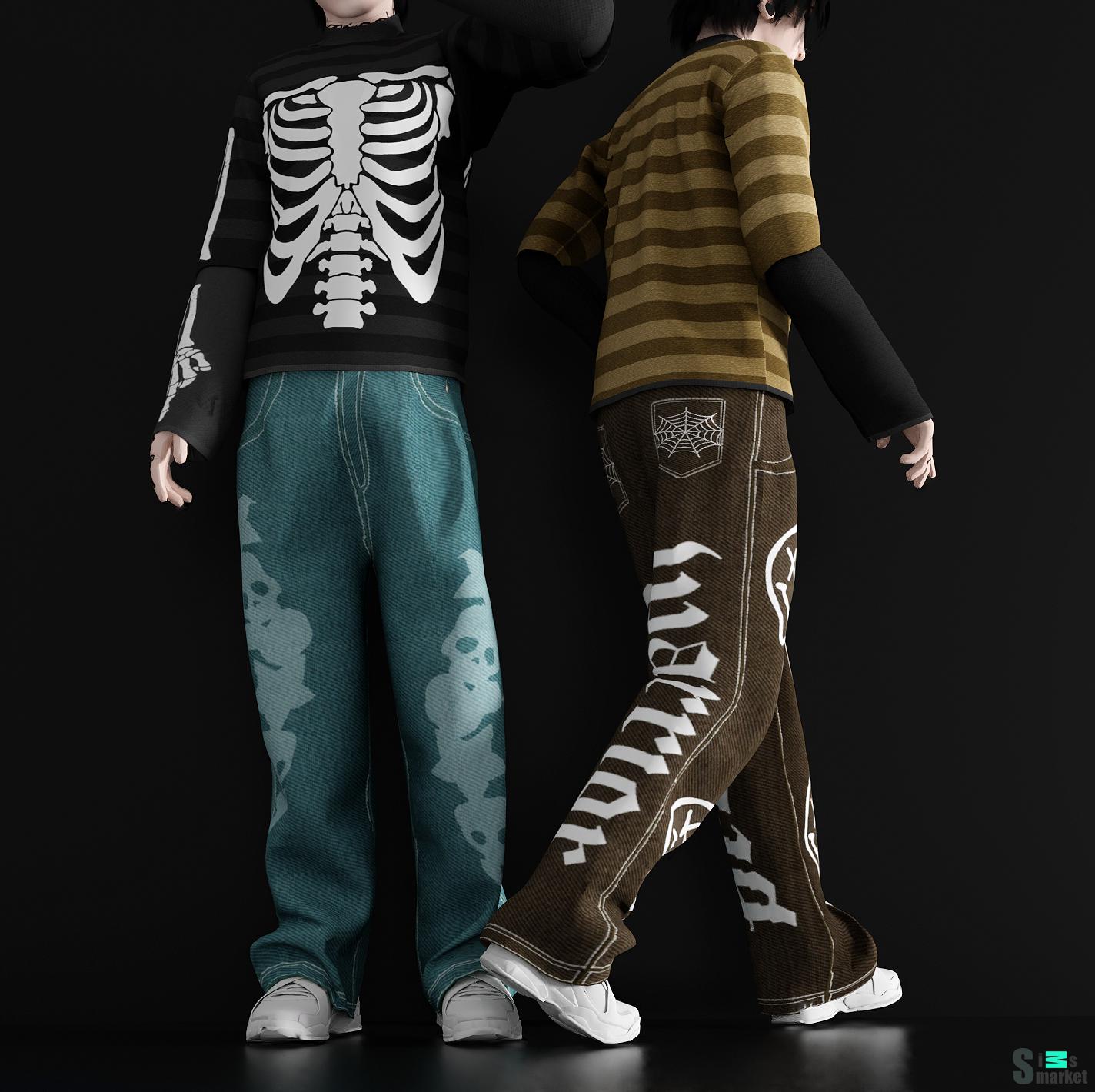 ~ DRIPING WORLDWIDE OUTFIT ~by Whimp 1337 для Симс 4. Скачать мод