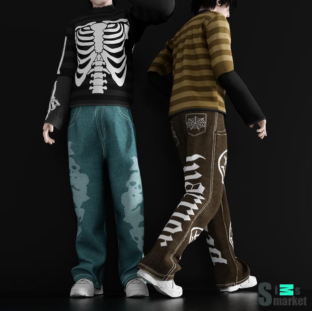 ~ DRIPING WORLDWIDE OUTFIT ~ для Симс 4. Скачать мод