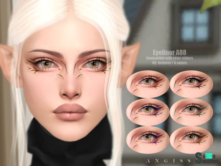 Eyeliner A88-для Симс 4 для Симс 4. Скачать мод