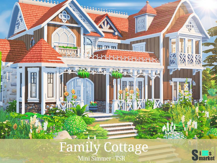 Fairview Family Cottage для Симс 4. Скачать мод