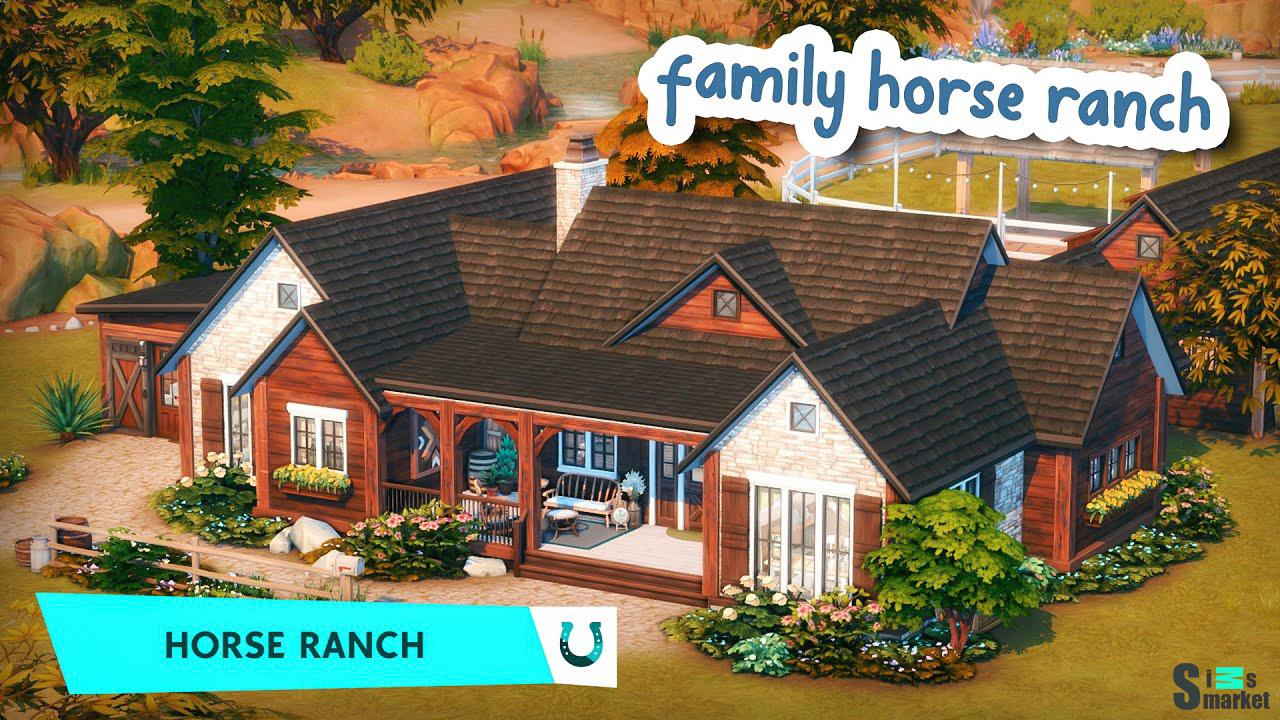 Family Horse Ranch для Симс 4. Скачать мод
