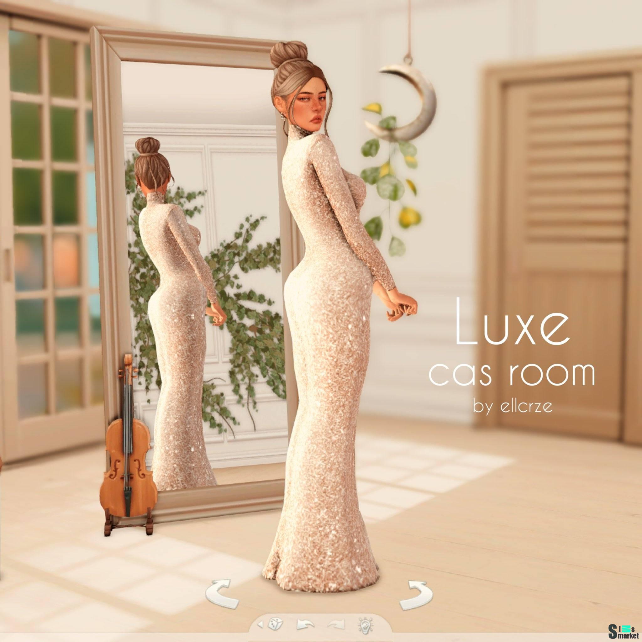 Фон для CAS "Luxe" для Симс 4 для Симс 4. Скачать мод