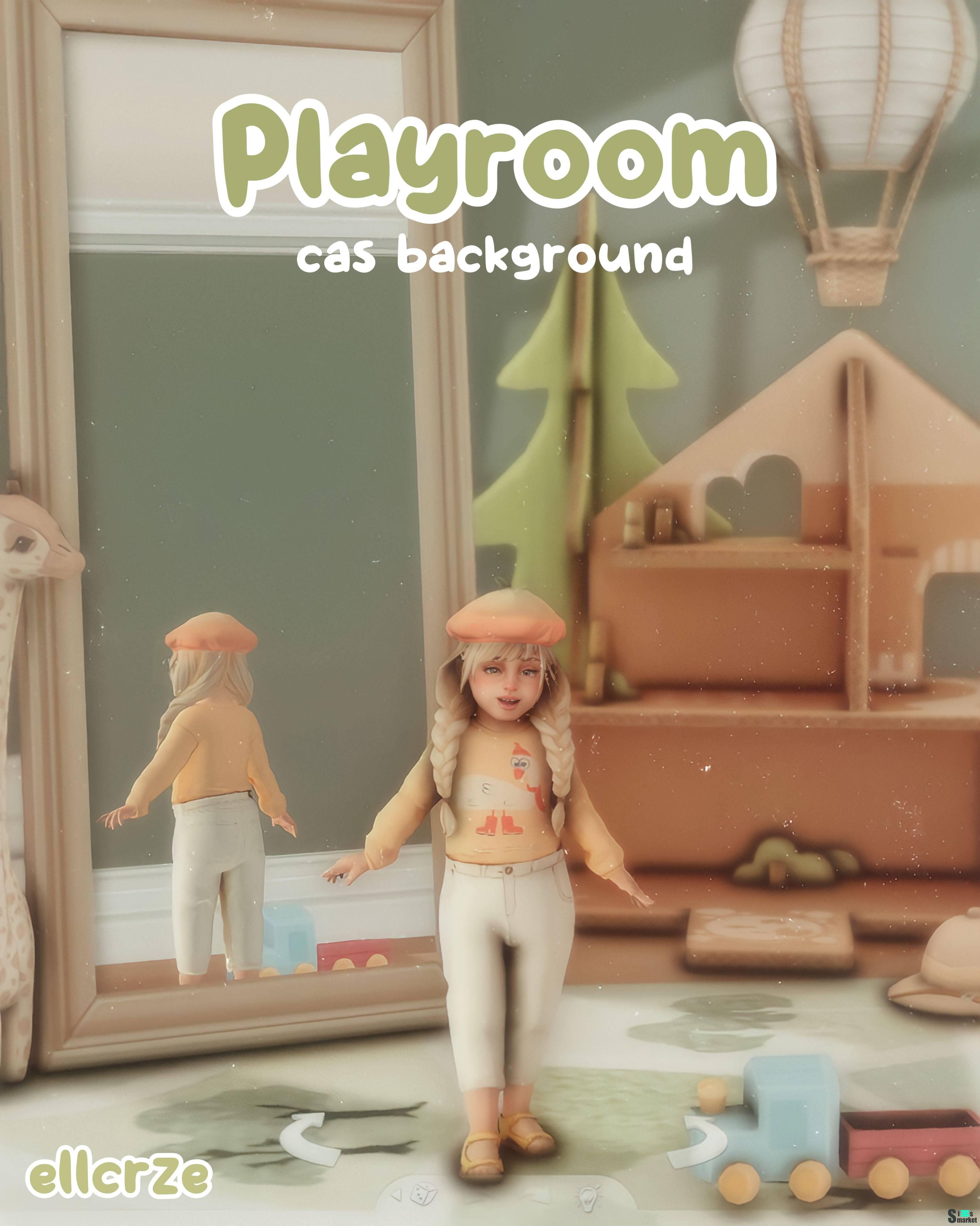 Фон для CAS "Playroom" для Симс 4 для Симс 4. Скачать мод