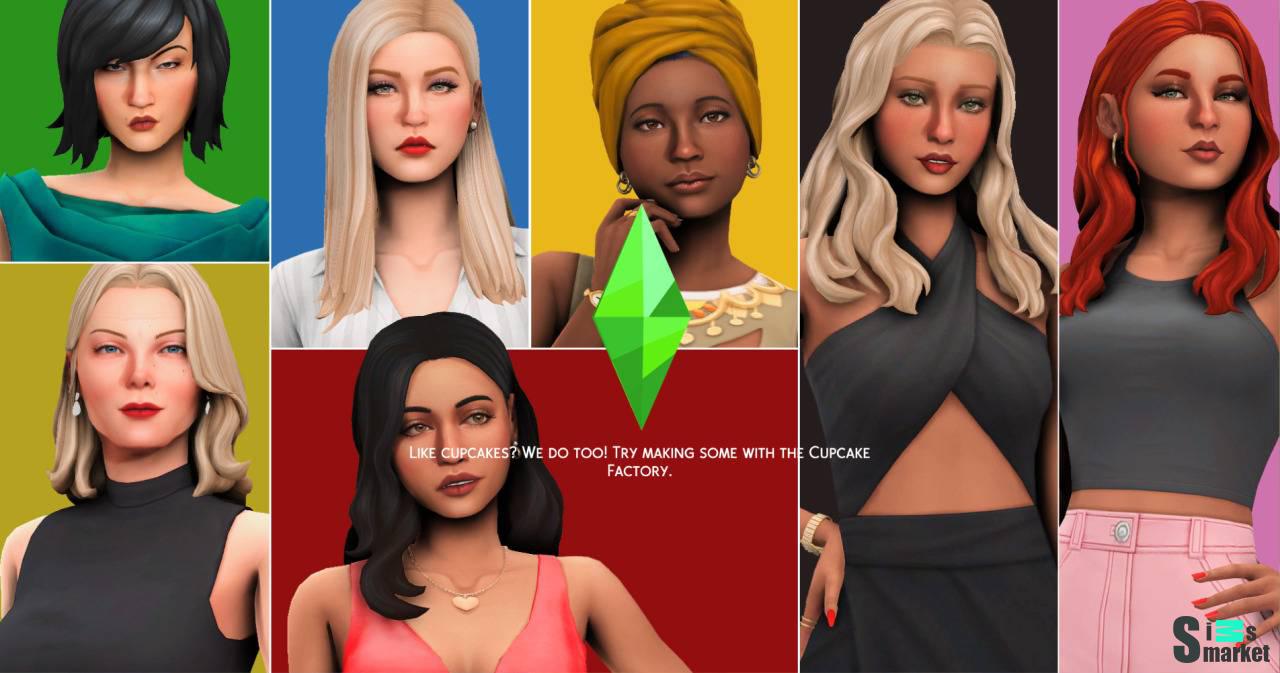 Фон для экрана загрузки "Sim Townie Loading Screen" для Симс 4 для Симс 4. Скачать мод