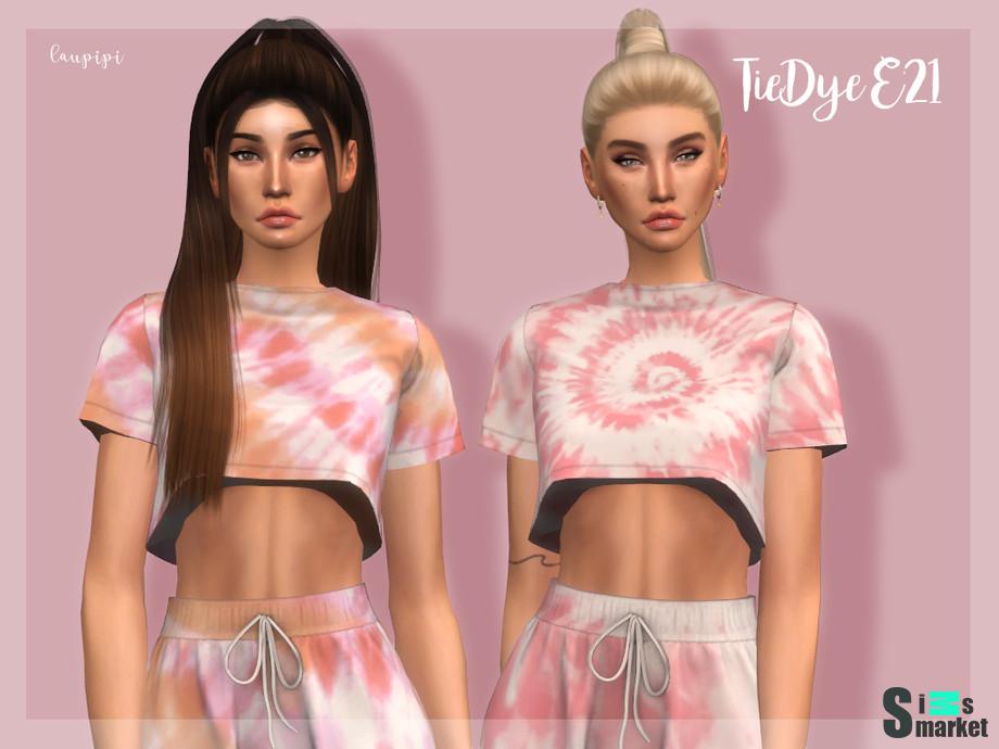 Футболка TP395 by laupipi для Симс 4. Скачать мод