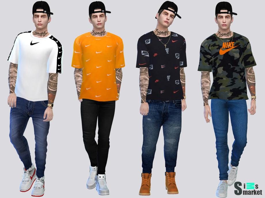 Футболки Swoo by McLayneSims  для Симс 4. Скачать мод