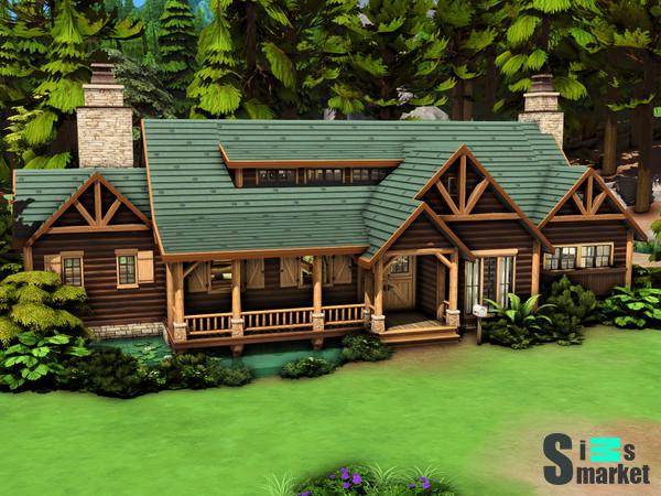 Гостиница "Wood Cabin"-для Симс 4 для Симс 4. Скачать мод
