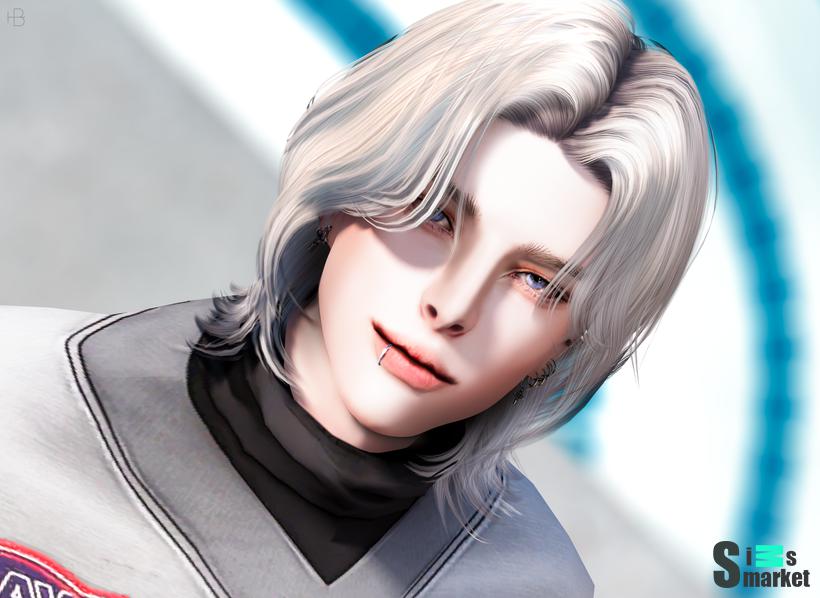 HAIR -36- FEATHER CUT / MoooD для Симс 4. Скачать мод