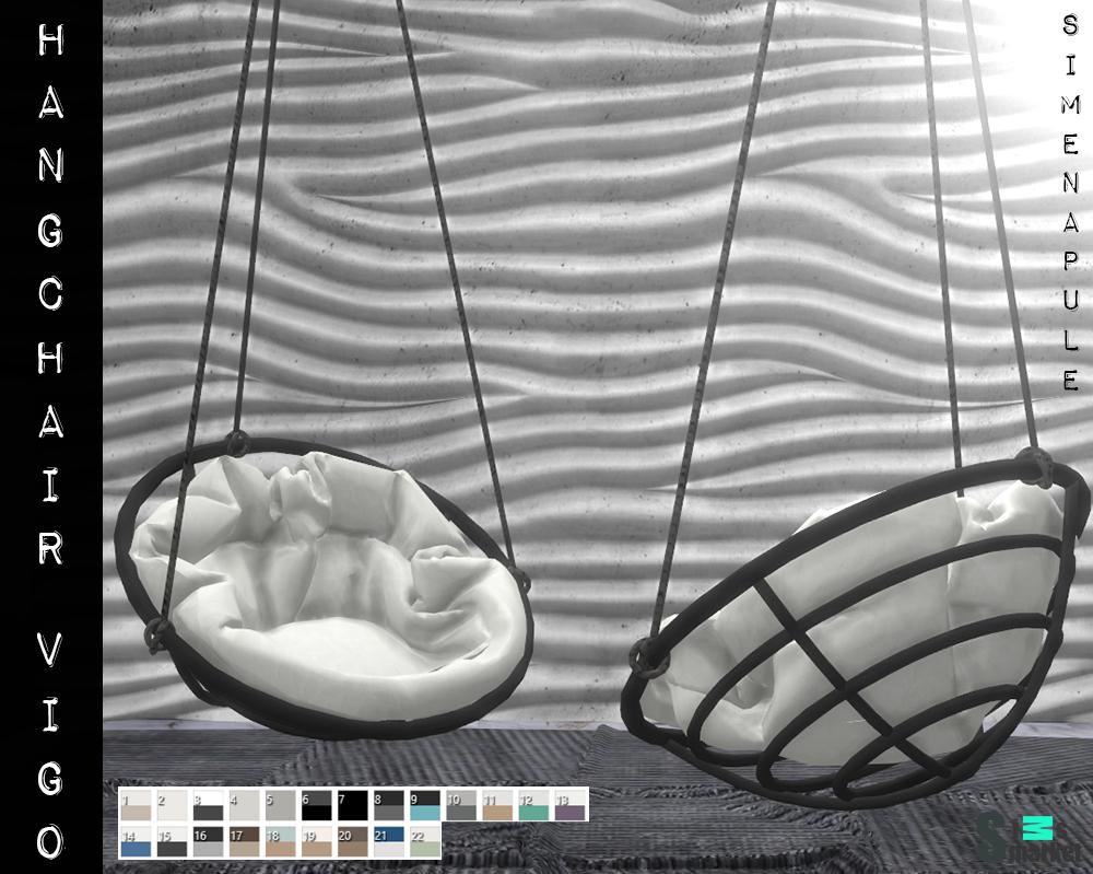 HangChair Vigo для Симс 4. Скачать мод