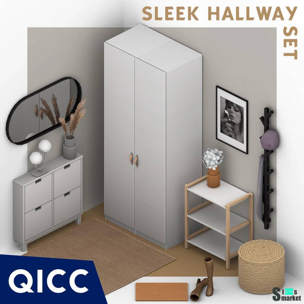 Холл "Sleek Hallway Set" для Симс 4 для Симс 4. Скачать мод