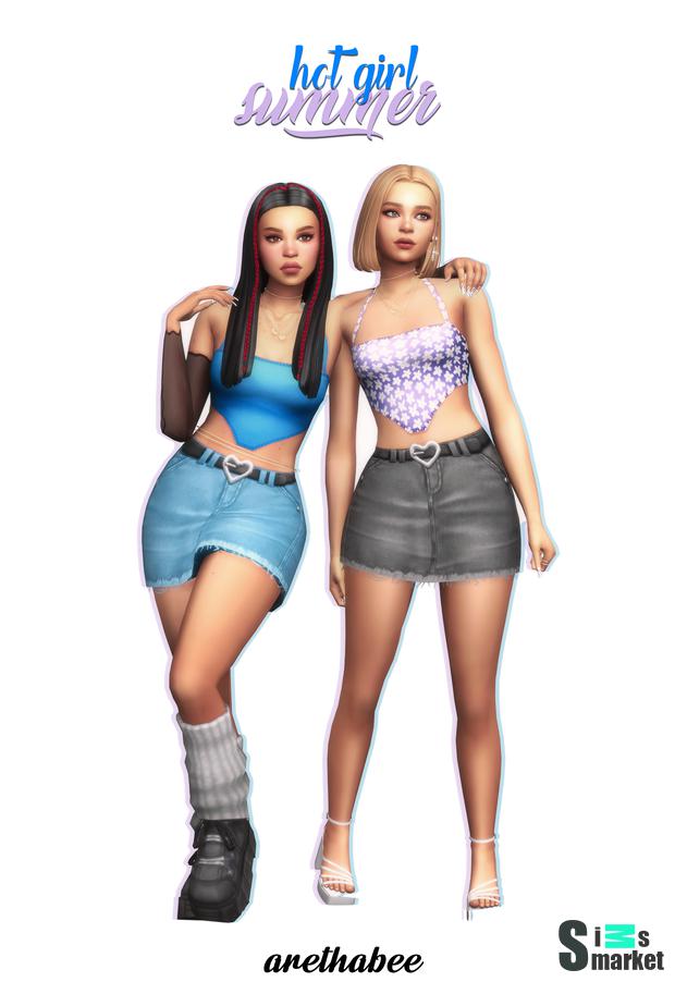 hot girl summer для Симс 4. Скачать мод