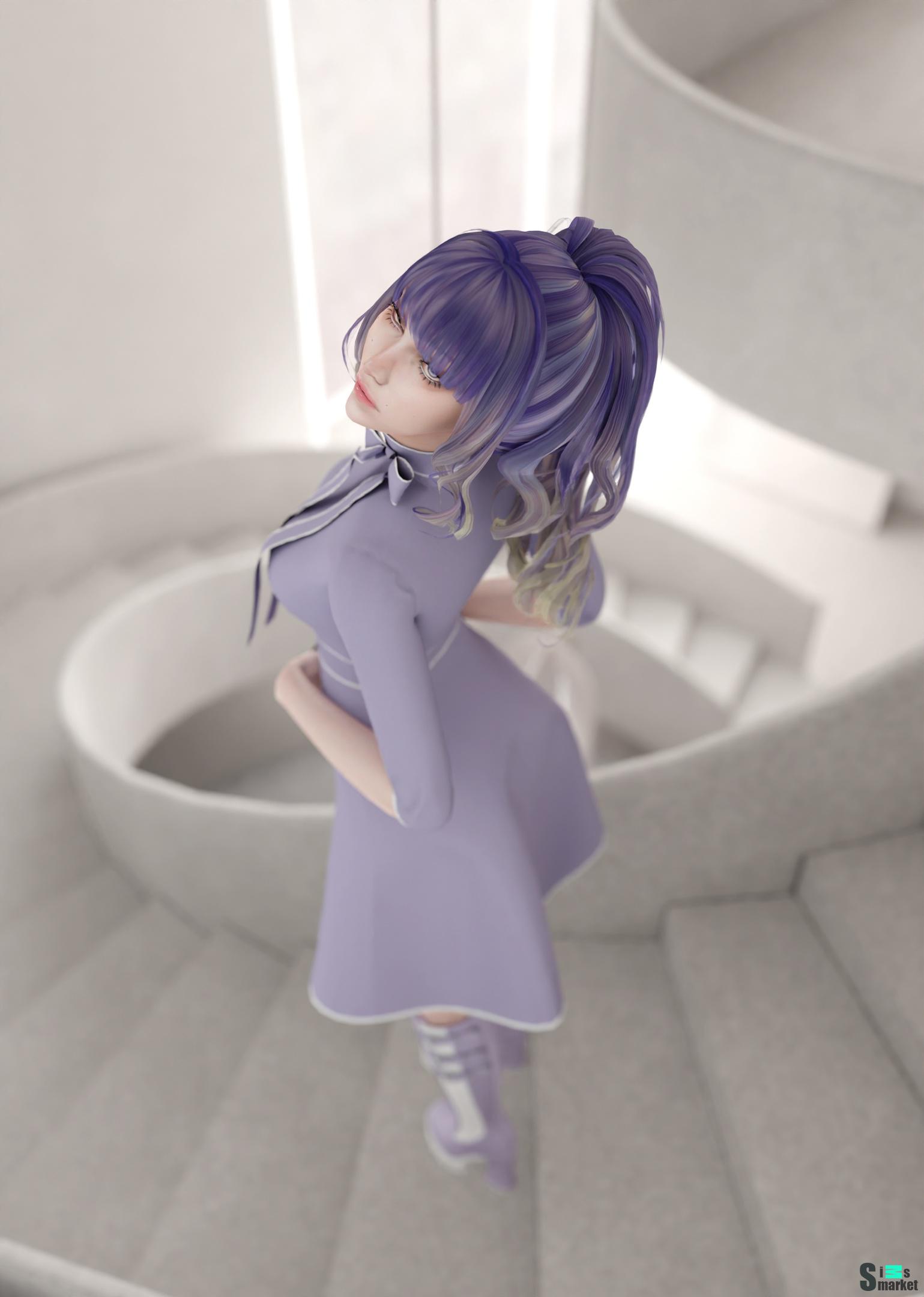 Hydrangea by Qualentina для Симс 4. Скачать мод