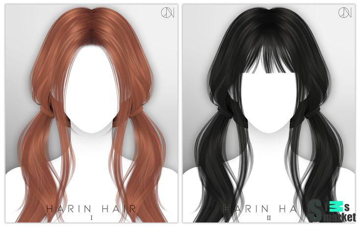 [JINO] HAIR N30-31 HARIN для Симс 4. Скачать мод