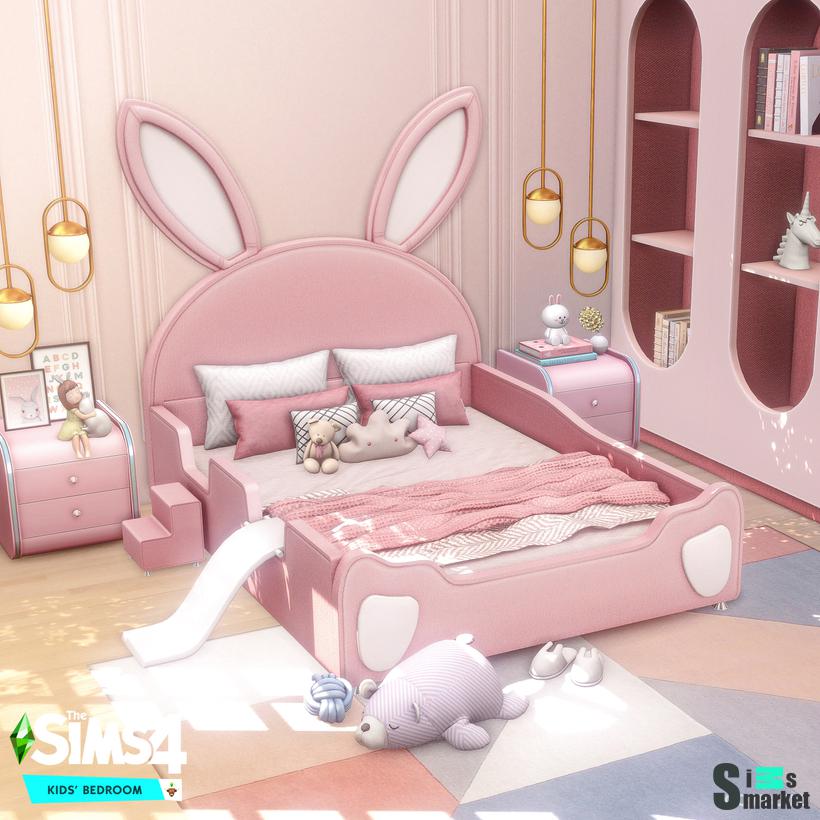 June 2021 Set - Kids' Bedroom для Симс 4. Скачать мод