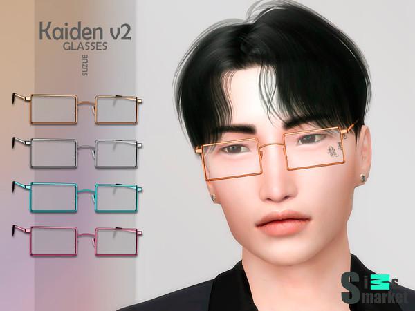 KAIDEN V2 GLASSES для Симс 4. Скачать мод