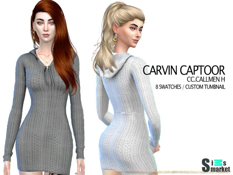 Кардиган Callmen H от Carvin Captor для Симс 4. Скачать мод