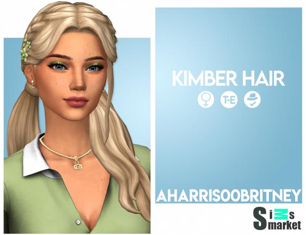 Kimber Hair для Симс 4. Скачать мод