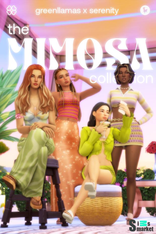Коллекция SxG The Mimosa - для Симс 4 для Симс 4. Скачать мод
