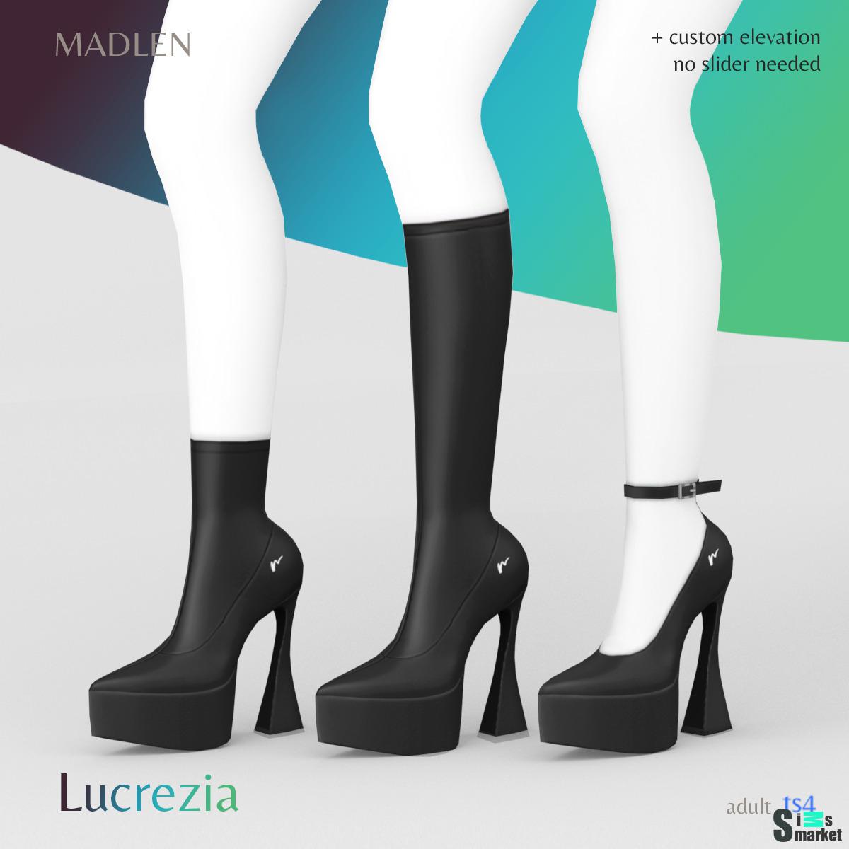 Коллекция женской обуви "Lucrezia Collection" для Симс 4 для Симс 4. Скачать мод