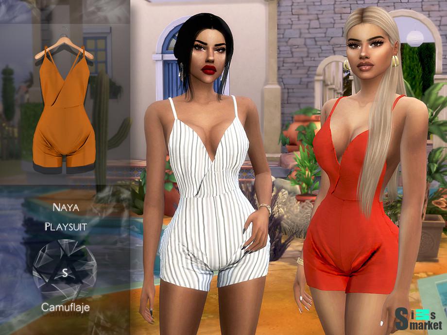 Комбинезон Naya by Camuflaje  для Симс 4. Скачать мод