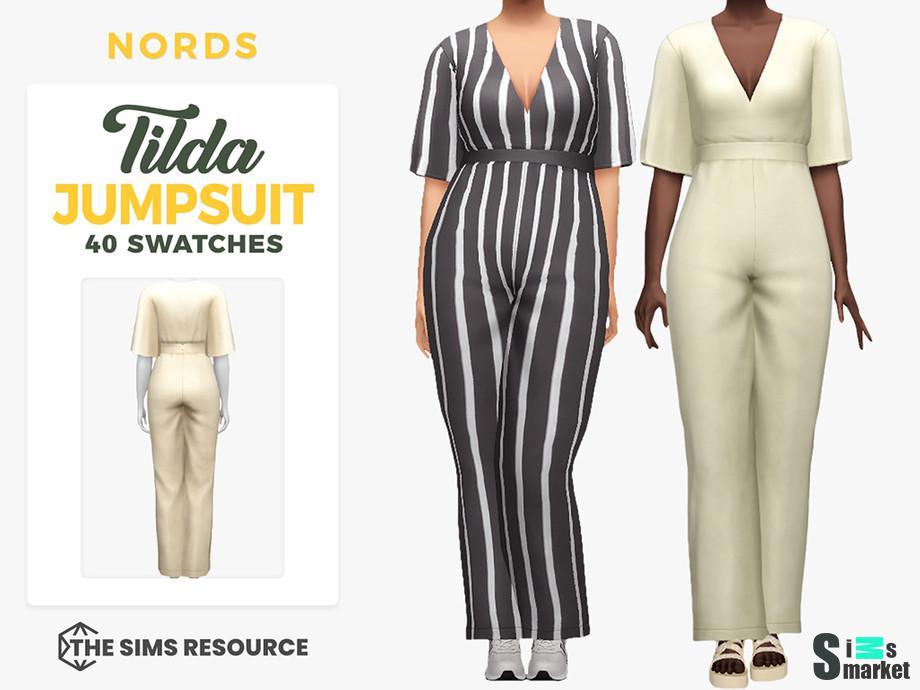 Комбинезон "Tilda"-для Симс 4 для Симс 4. Скачать мод