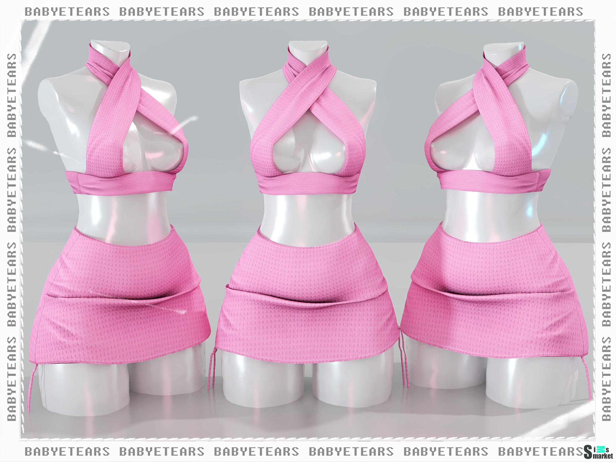 Комплект повседневной одежды by Babyetears для Симс 4. Скачать мод