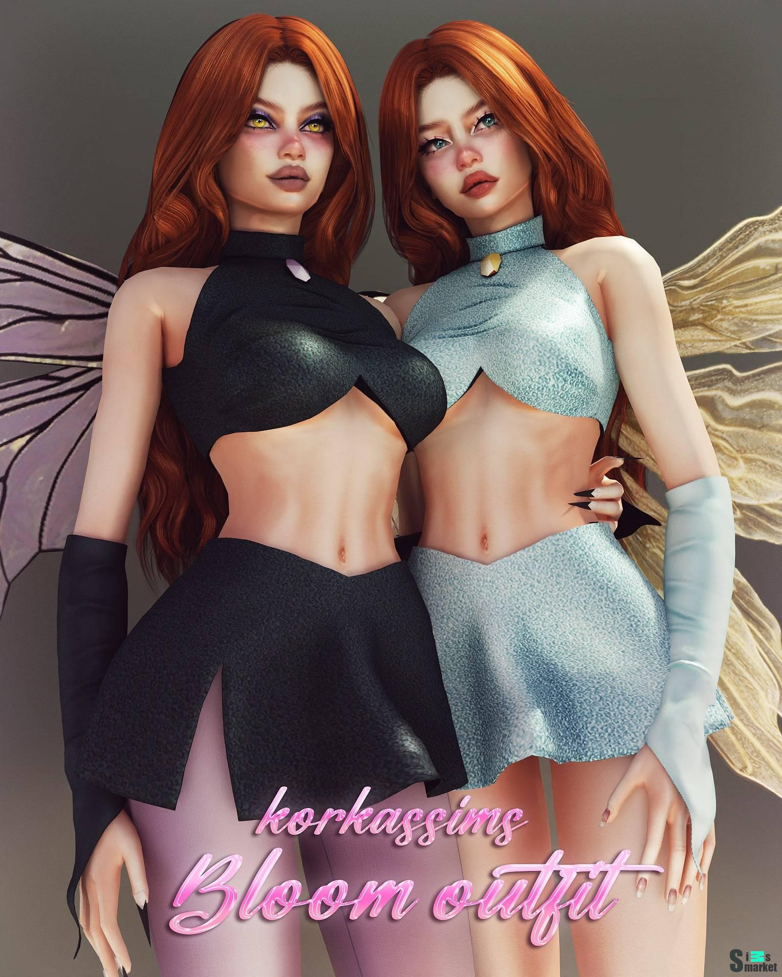 Костюм Блум "BLOOM OUTFIT" для Симс 4 для Симс 4. Скачать мод Костюм Блум "BLOOM OUTFIT" для Симс 4 для Симс 4. Скачать мод