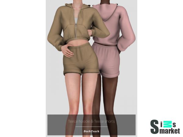 Костюм fleece by backtrack для Симс 4. Скачать мод