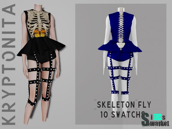 Костюм halloween by kryptonita для Симс 4. Скачать мод