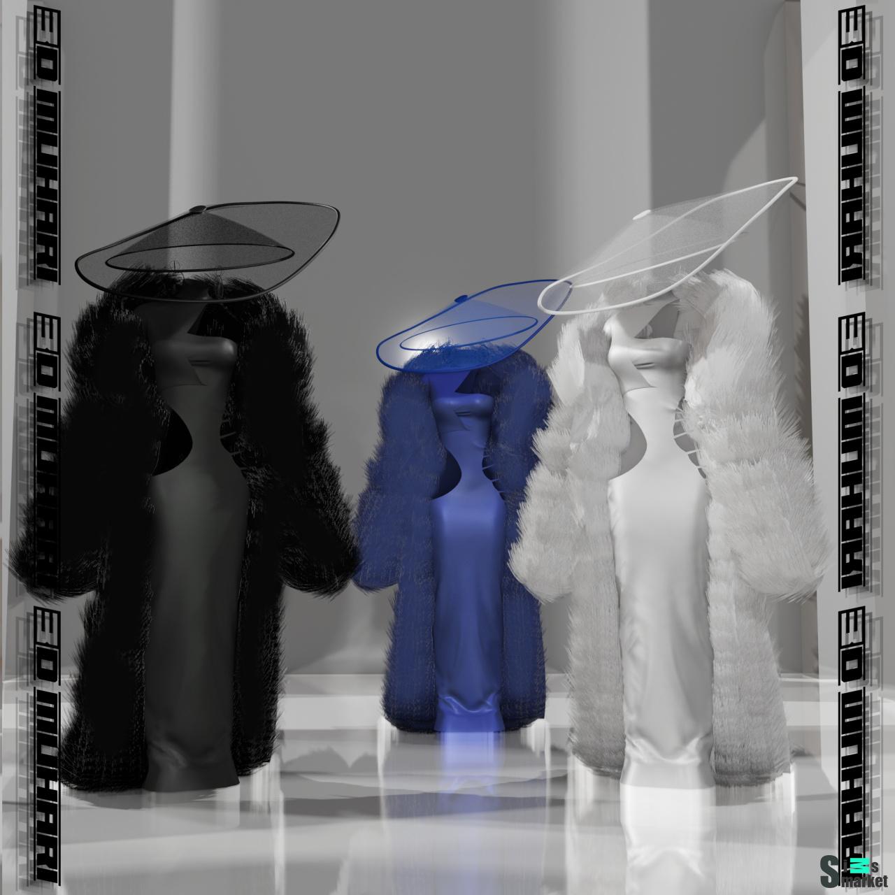 Костюм Haute Couture Collection для Симс 4. Скачать мод