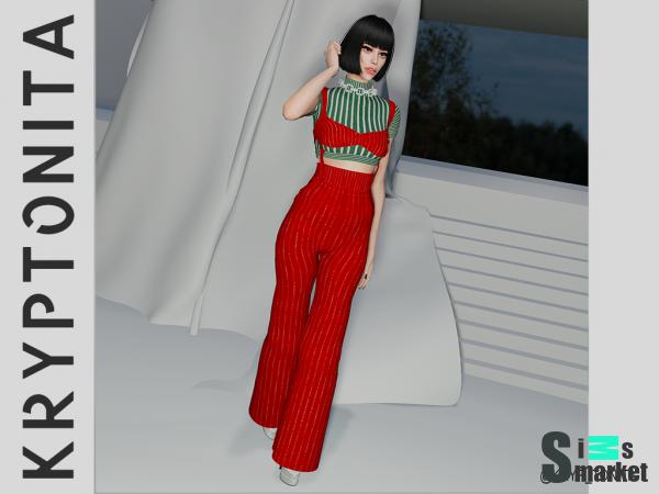 Костюм july by kryptonita для Симс 4. Скачать мод
