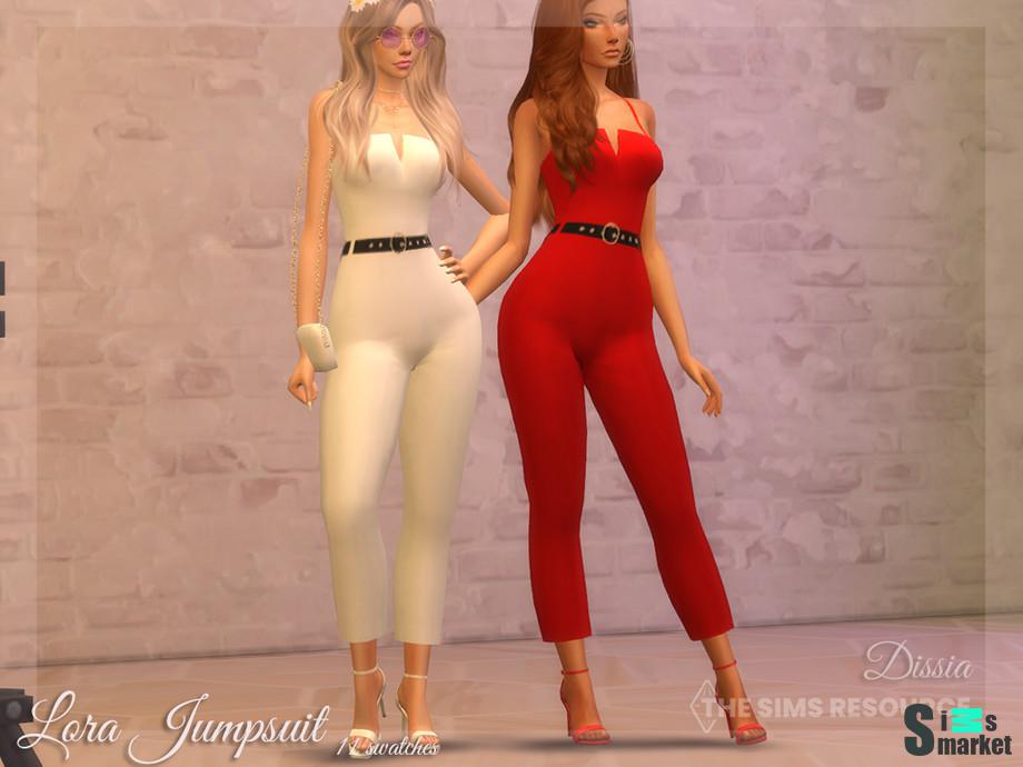 Костюм Lora by Dissia для Симс 4. Скачать мод
