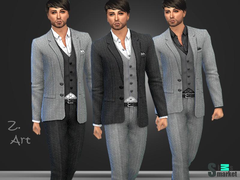 Костюм Smart Fashion 05 для Симс 4. Скачать мод
