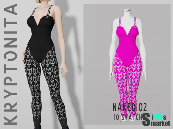 Костюм wolfe by kryptonita для Симс 4. Скачать мод