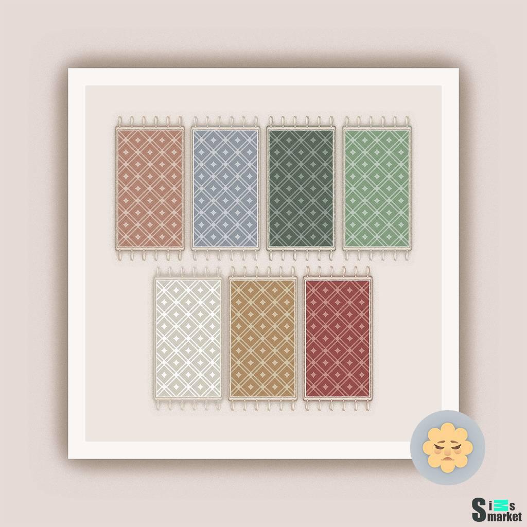Ковры "Tassel-Tastic Cotton Rugs" для Симс 4 для Симс 4. Скачать мод
