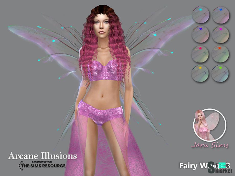Крылья Arcane by Jaru Sims для Симс 4. Скачать мод
