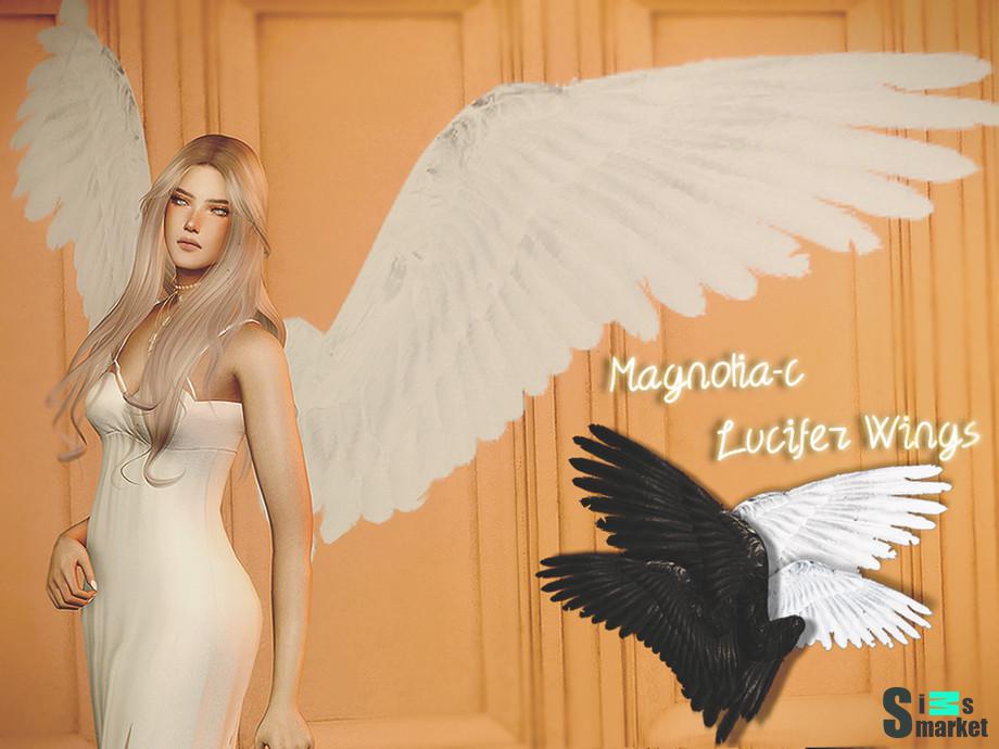 Крылья Люцифера от Magnolia-C для Симс 4. Скачать мод